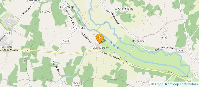 localisation de l'entreprise MONSIEUR BRUNO DUBREUIL à CHAZELLES