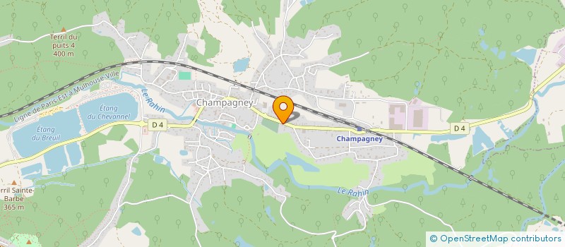localisation de l'entreprise MONSIEUR BRUNO DUCHANOIS  CHAMPAGNEY