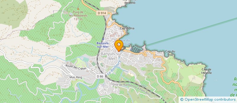 localisation de l'entreprise MONSIEUR BRUNO DUCHENE  BANYULS-SUR-MER