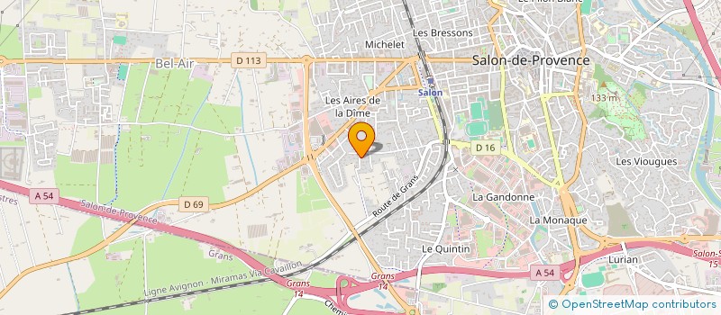 localisation de l'entreprise MONSIEUR BRUNO DUCHON-DORIS  SALON-DE-PROVENCE