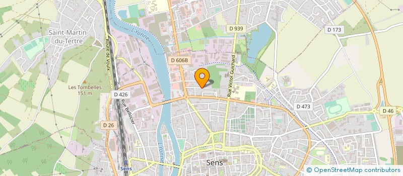 localisation de l'entreprise MONSIEUR BRUNO DUCLOUX  SENS