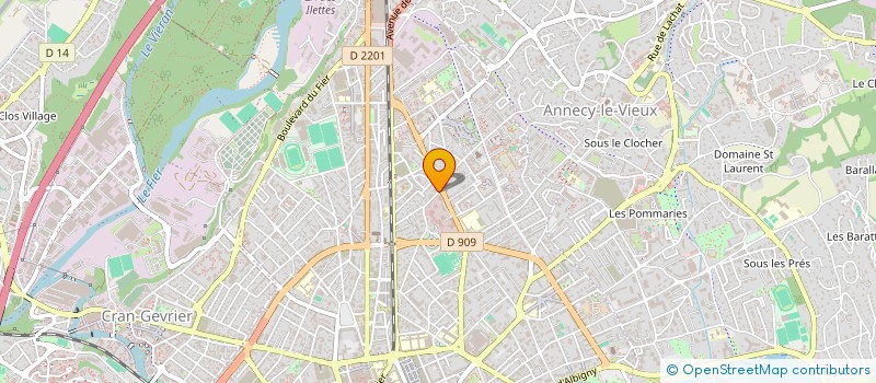 localisation de l'entreprise MONSIEUR BRUNO DUCOURET à ANNECY