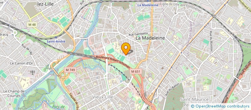 localisation de l'entreprise MONSIEUR BRUNO DUDEK à LA MADELEINE