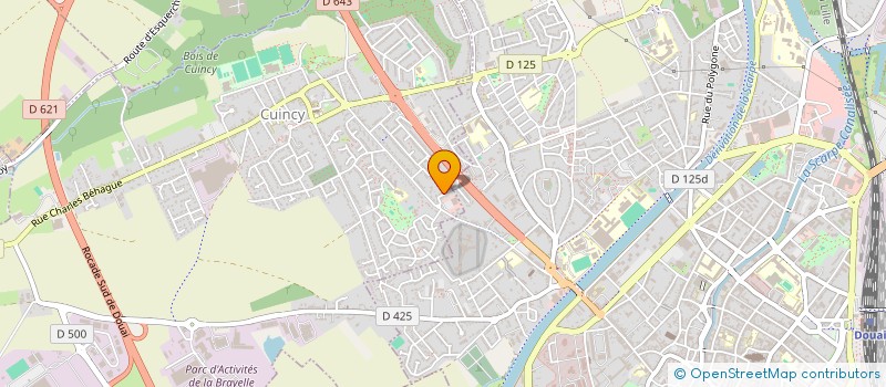 localisation de l'entreprise MONSIEUR BRUNO DUDZIAK  CUINCY