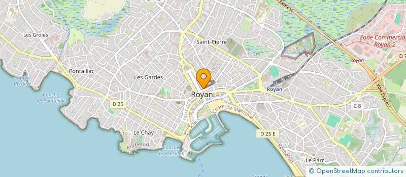 localisation de l'entreprise MONSIEUR BRUNO DUFIT  ROYAN