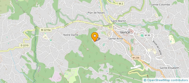 localisation de l'entreprise MONSIEUR BRUNO DUFOUR  VENCE