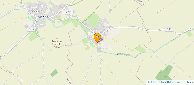 localisation de l'entreprise MONSIEUR BRUNO DUGOGUET  PRONVILLE-EN-ARTOIS