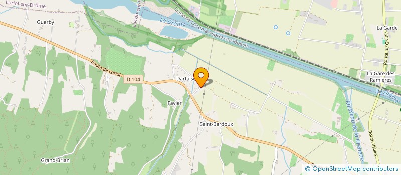 localisation de l'entreprise MONSIEUR BRUNO DUMAS  GRANE