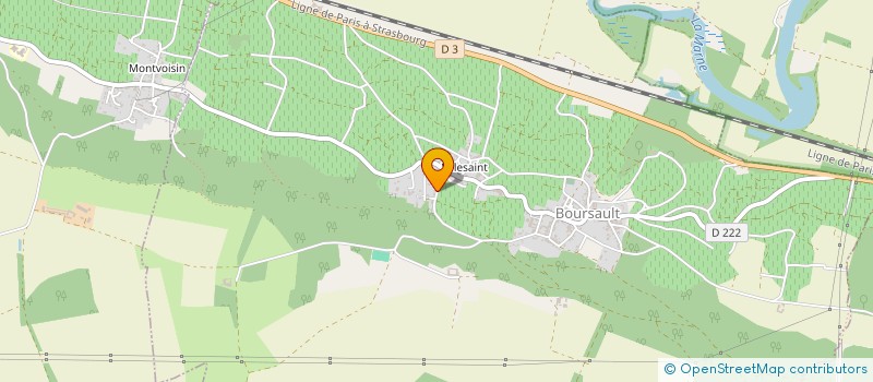 localisation de l'entreprise MONSIEUR BRUNO DUMONT  BOURSAULT