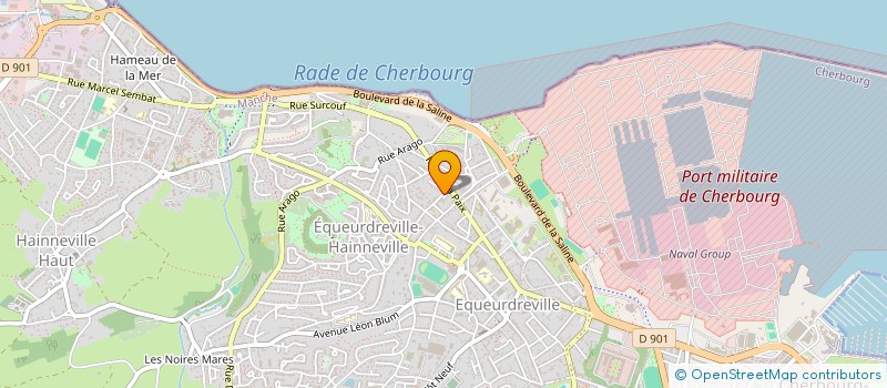 localisation de l'entreprise MONSIEUR BRUNO DUMONT à CHERBOURG-EN-COTENTIN