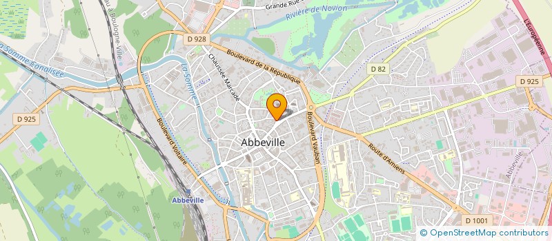 localisation de l'entreprise MONSIEUR BRUNO DUMONT à ABBEVILLE