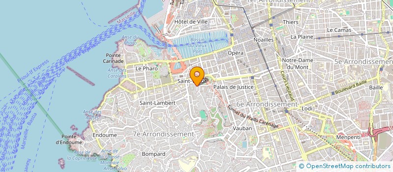 localisation de l'entreprise MONSIEUR BRUNO DUMONTET  MARSEILLE
