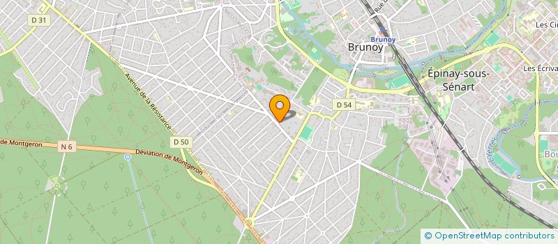 localisation de l'entreprise MONSIEUR BRUNO DUNY à BRUNOY