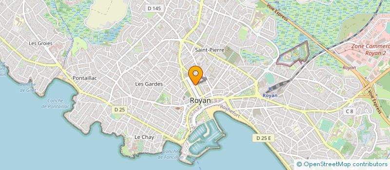 localisation de l'entreprise MONSIEUR BRUNO DUPAQUIER  ROYAN