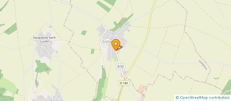 localisation de l'entreprise MONSIEUR BRUNO DUPONT  JUVIGNIES