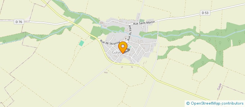 localisation de l'entreprise MONSIEUR BRUNO DUPONT  GAYE