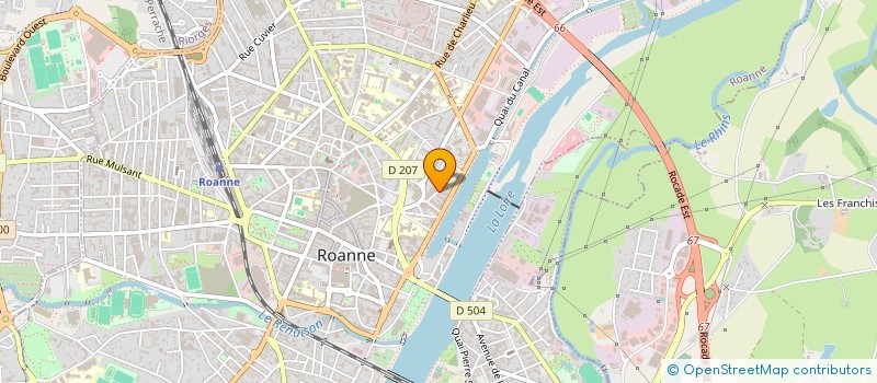 localisation de l'entreprise MONSIEUR BRUNO DUPUICH  ROANNE