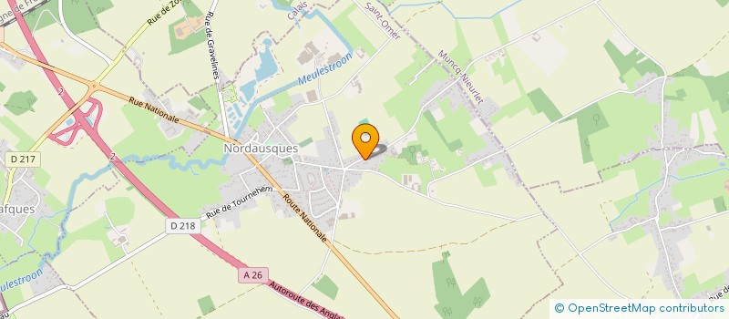localisation de l'entreprise MONSIEUR BRUNO DUQUESNE  NORDAUSQUES