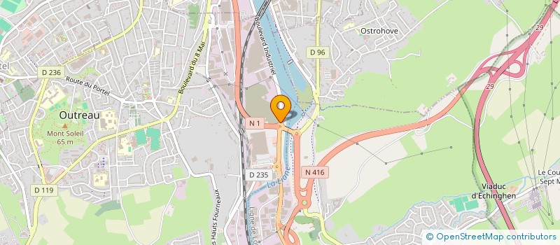 localisation de l'entreprise MONSIEUR BRUNO DUQUESNOY à OUTREAU