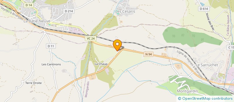 localisation de l'entreprise MONSIEUR BRUNO DURAND  PRUNIERES