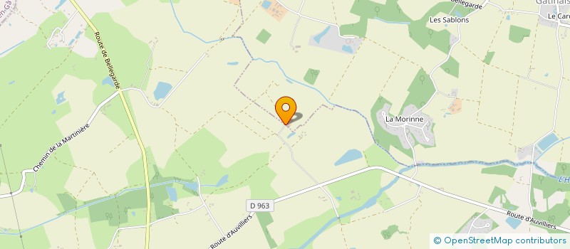 localisation de l'entreprise MONSIEUR BRUNO DURAND à AUVILLIERS-EN-GATINAIS