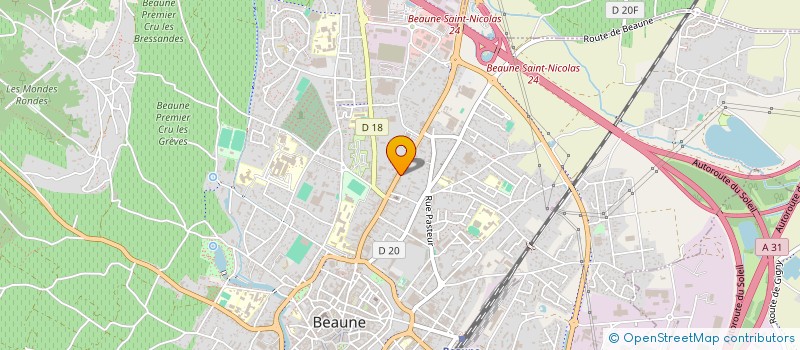 localisation de l'entreprise MONSIEUR BRUNO DURAND DE GEVIGNEY à BEAUNE