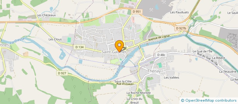 localisation de l'entreprise MONSIEUR BRUNO DURIS à SAINT-GAULTIER