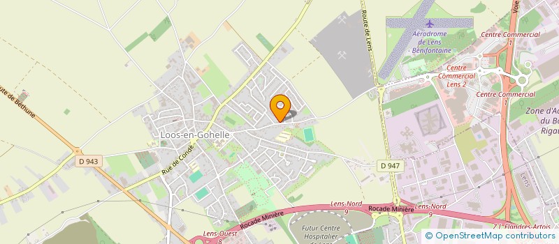 localisation de l'entreprise MONSIEUR BRUNO DUSSART  LOOS-EN-GOHELLE