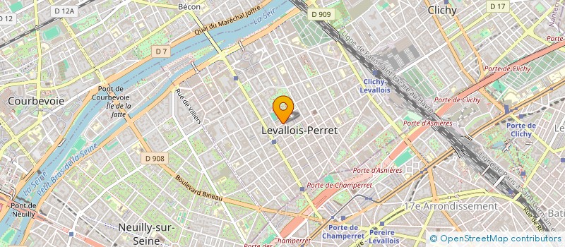 localisation de l'entreprise MONSIEUR BRUNO DUTRIAUX à LEVALLOIS-PERRET