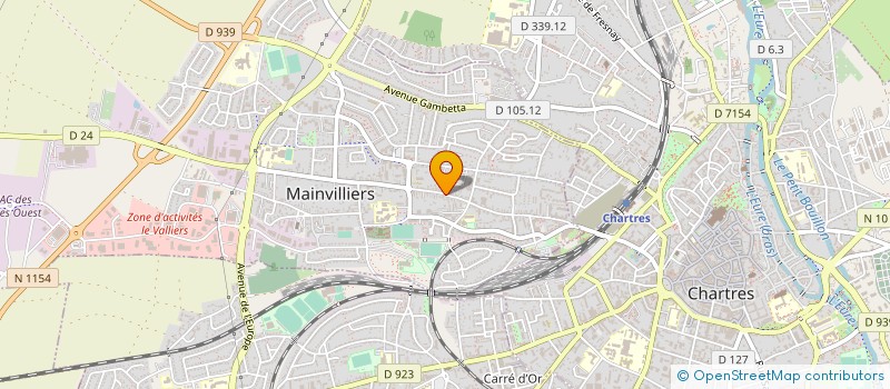 localisation de l'entreprise MONSIEUR BRUNO DUVAL à MAINVILLIERS