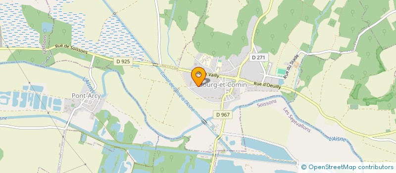 localisation de l'entreprise MONSIEUR BRUNO DUVAL à BOURG-ET-COMIN