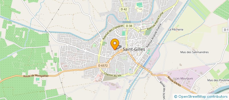 localisation de l'entreprise MONSIEUR BRUNO DUVAL à SAINT-GILLES