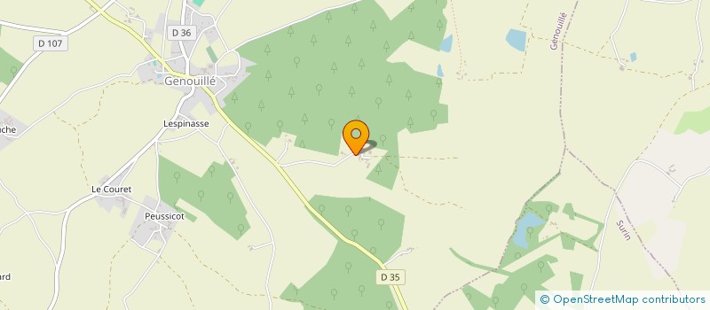 localisation de l'entreprise MONSIEUR BRUNO DUVERGER  LA CHAPELLE-BATON