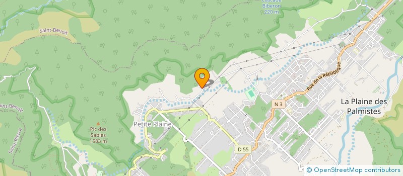 localisation de l'entreprise MONSIEUR BRUNO ECORMIER  LA PLAINE-DES-PALMISTES