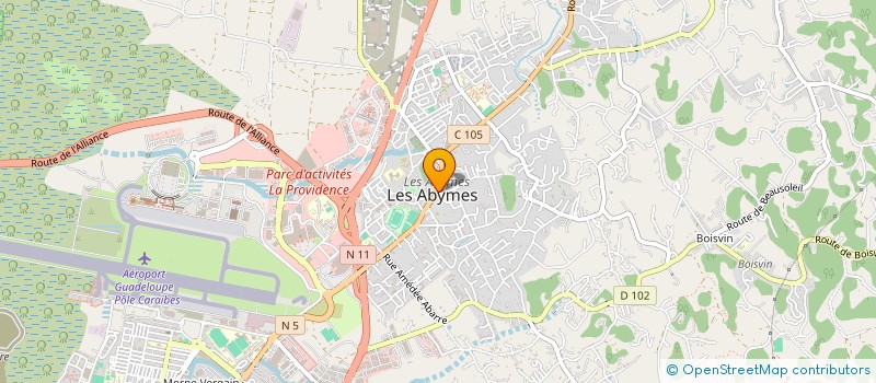 localisation de l'entreprise MONSIEUR BRUNO EDOM à LES ABYMES
