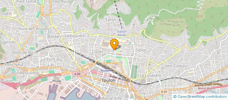 localisation de l'entreprise MONSIEUR BRUNO EHRET à TOULON