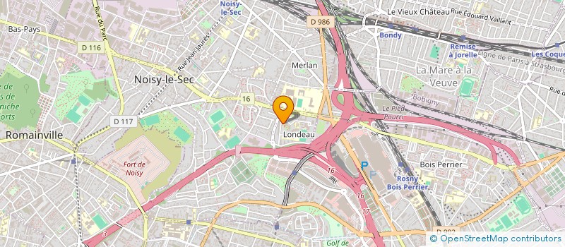 localisation de l'entreprise MONSIEUR BRUNO ELPHENOR à AUBERVILLIERS