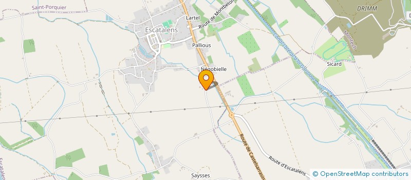 localisation de l'entreprise MONSIEUR BRUNO EMERIT  ESCATALENS