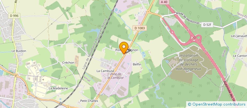 localisation de l'entreprise MONSIEUR BRUNO EMEYRIAT à VIRIAT