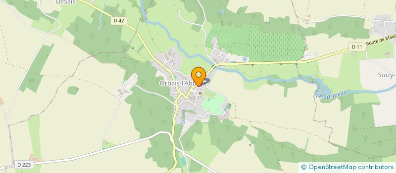 localisation de l'entreprise MONSIEUR BRUNO ENTZMENGER  ORBAIS-L'ABBAYE