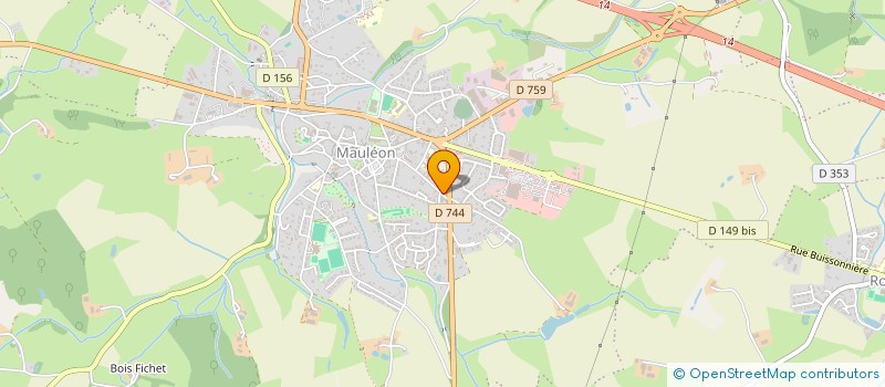 localisation de l'entreprise MONSIEUR BRUNO EPAIN  MAULEON