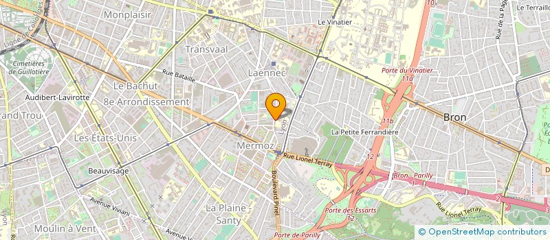 localisation de l'entreprise MONSIEUR BRUNO ERGON  LYON