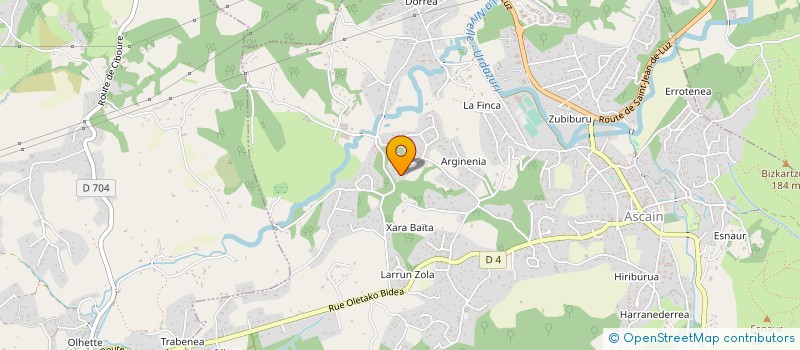 localisation de l'entreprise MONSIEUR BRUNO ERRANDONEA à ASCAIN