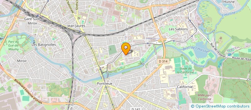 localisation de l'entreprise MONSIEUR BRUNO ESLAULT à LE MANS