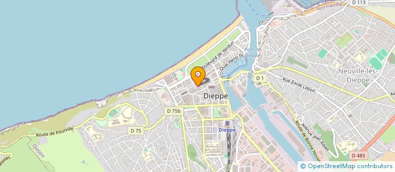 localisation de l'entreprise MONSIEUR BRUNO ESNOULT à DIEPPE