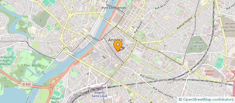 localisation de l'entreprise MONSIEUR BRUNO ESSEUL  ANGERS