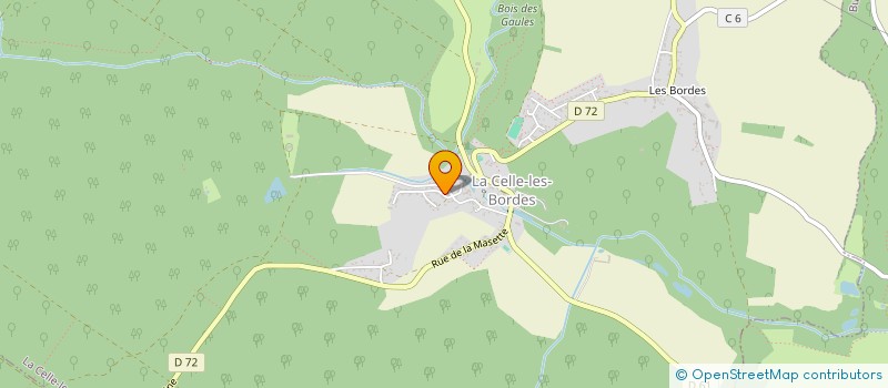 localisation de l'entreprise MONSIEUR BRUNO ESTEVES  LA CELLE-LES-BORDES