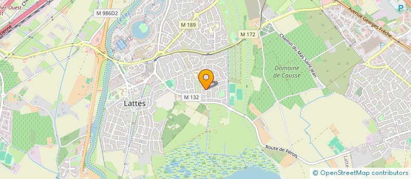 localisation de l'entreprise MONSIEUR BRUNO ESTEVEZ à LATTES