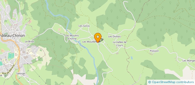 localisation de l'entreprise MONSIEUR BRUNO ETIENNE à CHATEAU-CHINON (CAMPAGNE)