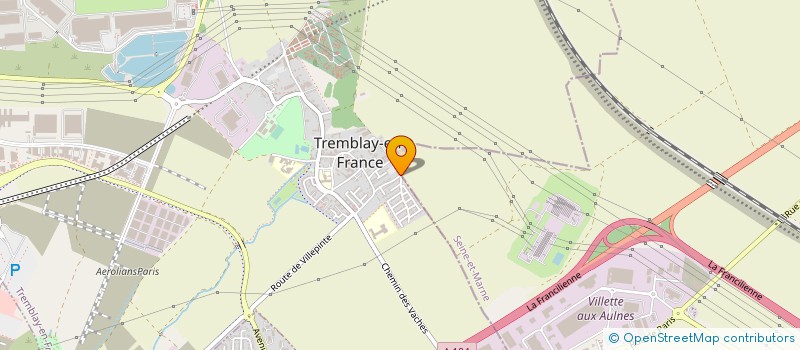 localisation de l'entreprise MONSIEUR BRUNO ETIENNE à TREMBLAY-EN-FRANCE